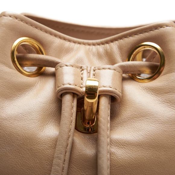 Chanel Coco Mark Round Flap Chain Lambskin Beige - Picture 5 of 8